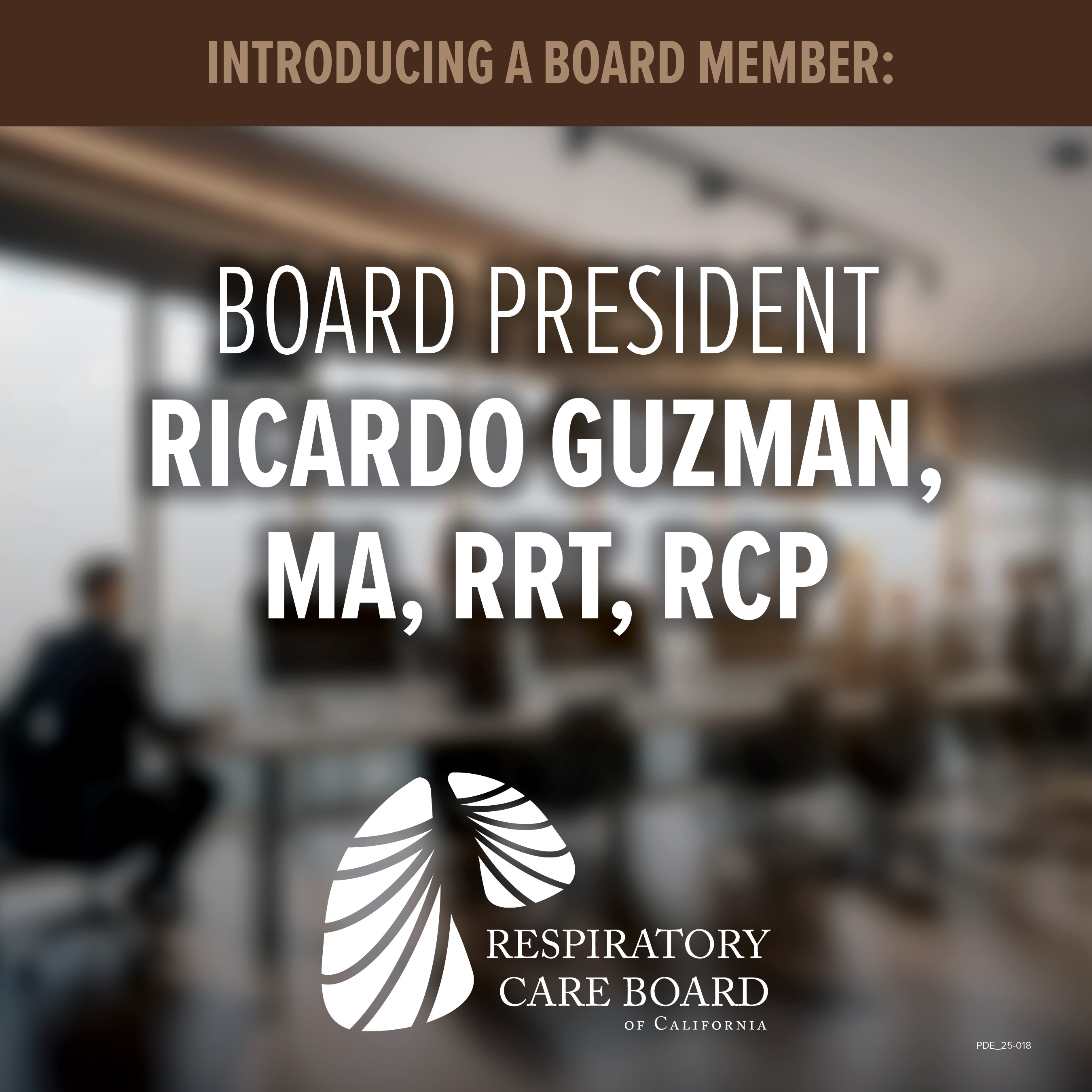 Ricardo Guzman, RCB Board President