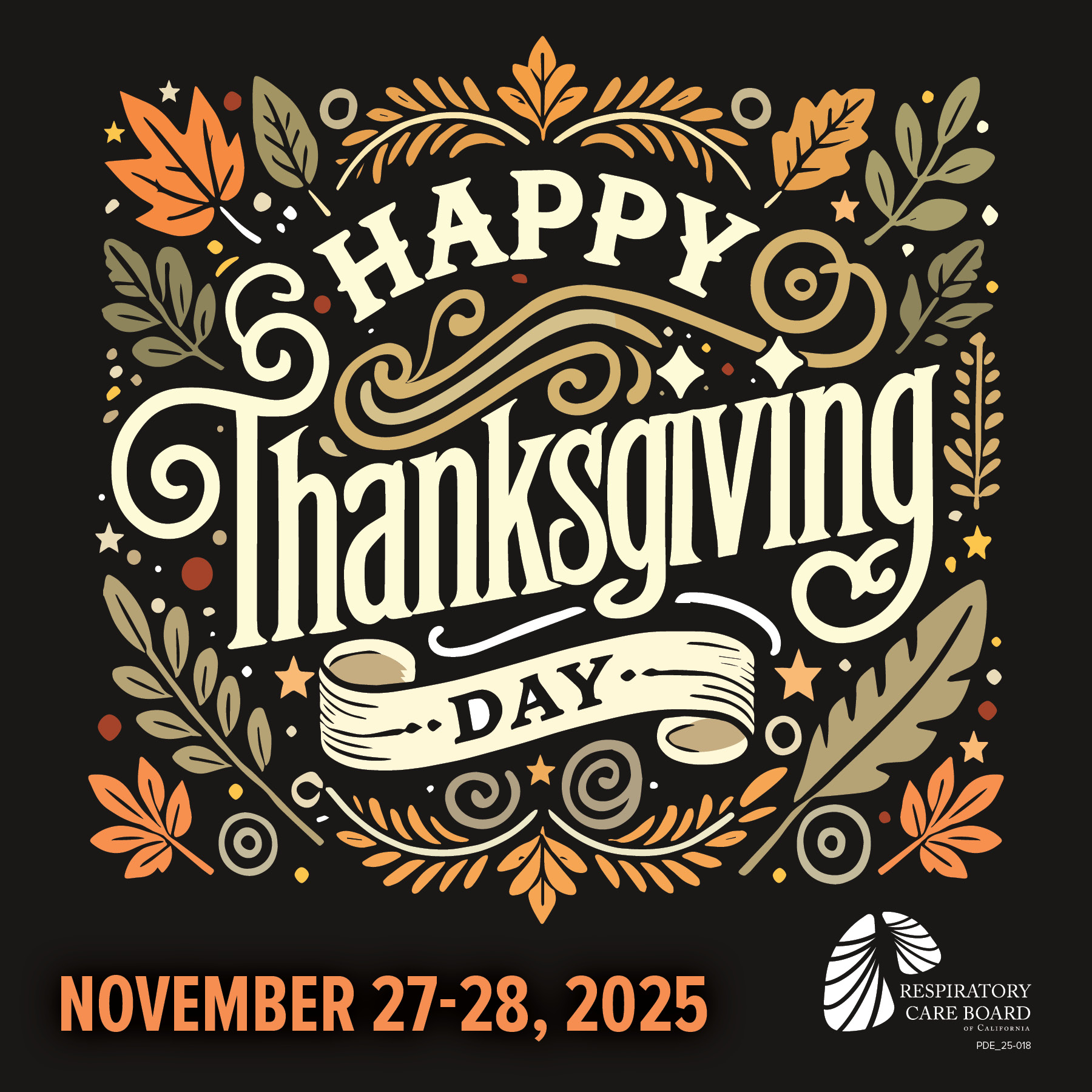 Happy Thanksgiving from the Respiratory Care Board